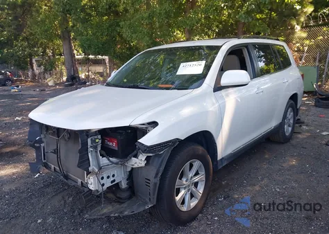 2013 Toyota Highlander Base Plus from USA, damaged, VIN 5TDZA3EH4DS035826